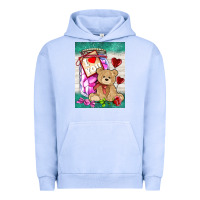 Pigment Grape Ice candy jar with bear  air Urban Hoodie - AdoDesignShop