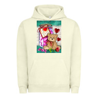 Pigment Pistachio candy jar with bear  air Urban Hoodie - AdoDesignShop