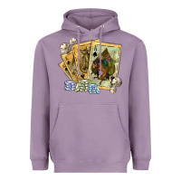 Lavender western rodeo playing cards tbw Heavyweight Hoodie - texasbilliewilder