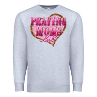 Heather Grey praying moms club Premium Sweatshirt - texasbilliewilder
