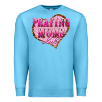 Ocean Blue praying moms club Premium Sweatshirt - texasbilliewilder