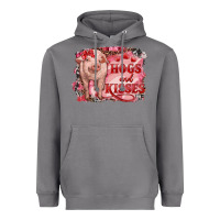 Storm Valentines Day Pig Hogs And Kisses Heavyweight Hoodie - RanaPortraitStore
