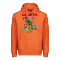 Carrot grandpa of the birthday boy t rex Premium Hoodie - Artiststas