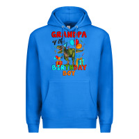 True Royal grandpa of the birthday boy t rex Premium Hoodie - Artiststas