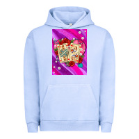 Pigment Grape Ice playing cards with pearls and glitter air Urban Hoodie - AdoDesignShop