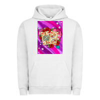 Pigment Lunar Rock playing cards with pearls and glitter air Urban Hoodie - AdoDesignShop