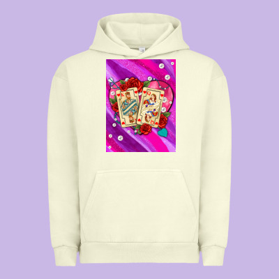 Playing Cards With Pearls And Glitter Air Urban Hoodie Designed By Adodesignshop