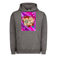Pigment Tornado playing cards with pearls and glitter air Urban Hoodie - AdoDesignShop