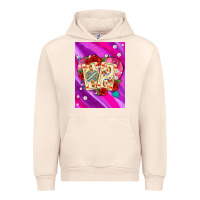 Sandshell playing cards with pearls and glitter air Urban Hoodie - AdoDesignShop