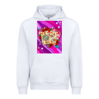 White playing cards with pearls and glitter air Urban Hoodie - AdoDesignShop