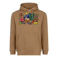Toasted Coconut love came down luke 2 11 Heavyweight Hoodie - Zillion Design Studio