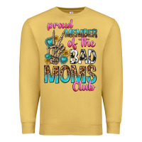 Antique Gold proud member of the bad moms club Premium Sweatshirt - texasbilliewilder