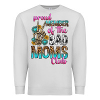 Dove Grey proud member of the bad moms club Premium Sweatshirt - texasbilliewilder