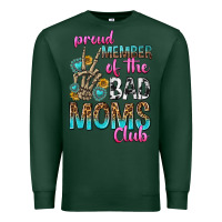Sports Green proud member of the bad moms club Premium Sweatshirt - texasbilliewilder