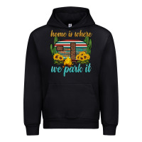Black home is where we park it Urban Hoodie - Artiststas