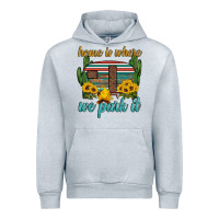 Heather Grey home is where we park it Urban Hoodie - Artiststas