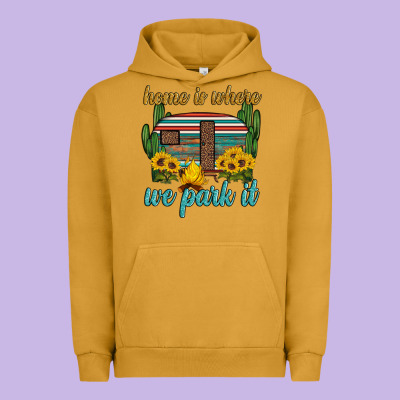 Home Is Where We Park It Urban Hoodie Designed By Artiststas