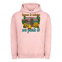 Pigment Salmon home is where we park it Urban Hoodie - Artiststas