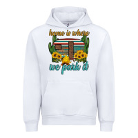 White home is where we park it Urban Hoodie - Artiststas