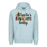 Blue Mist santa's favorite baby Premium Hoodie - AdoDesignShop