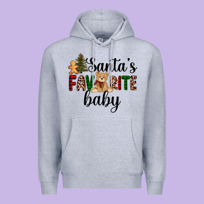 Santa's Favorite Baby Premium Hoodie Designed By Adodesignshop