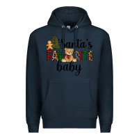 Navy santa's favorite baby Premium Hoodie - AdoDesignShop