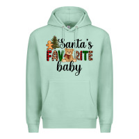 Seafoam santa's favorite baby Premium Hoodie - AdoDesignShop