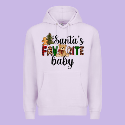 Santa's Favorite Baby Premium Hoodie Designed By Adodesignshop