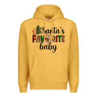Mustard santa's favorite baby Premium Hoodie - AdoDesignShop