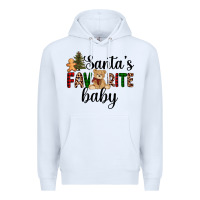White santa's favorite baby Premium Hoodie - AdoDesignShop