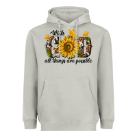 Moon Dust with god all things are possible Heavyweight Hoodie - texasbilliewilder