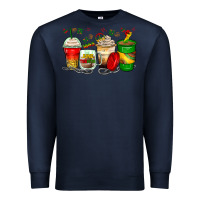 Navy juneteenth coffee cups Premium Sweatshirt - Zillion Design Studio