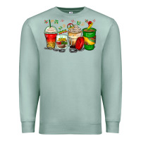 Seafoam juneteenth coffee cups Premium Sweatshirt - Zillion Design Studio