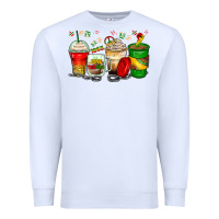 White juneteenth coffee cups Premium Sweatshirt - Zillion Design Studio