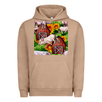 Pigment Burro Mama And Baby Pig Urban Hoodie - BundleAndBundleShop