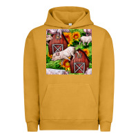Pigment Peanut Butter Mama And Baby Pig Urban Hoodie - BundleAndBundleShop