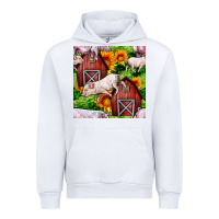 White Mama And Baby Pig Urban Hoodie - BundleAndBundleShop