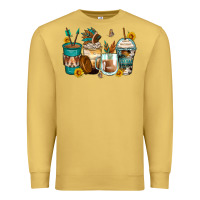 Antique Gold indian headdress coffee cups Premium Sweatshirt - Zillion Design Studio