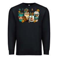 Black indian headdress coffee cups Premium Sweatshirt - Zillion Design Studio