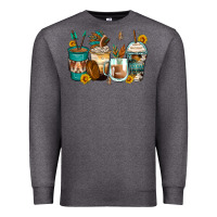 Charcoal Heather indian headdress coffee cups Premium Sweatshirt - Zillion Design Studio