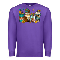 Purple indian headdress coffee cups Premium Sweatshirt - Zillion Design Studio