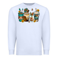 White indian headdress coffee cups Premium Sweatshirt - Zillion Design Studio