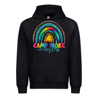 Black camp more worry less Urban Hoodie - Artiststas
