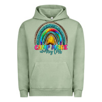 Pigment Oil Green camp more worry less Urban Hoodie - Artiststas