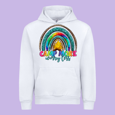 Camp More Worry Less Urban Hoodie Designed By Artiststas
