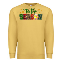 Antique Gold 'tis the season softball christmas Premium Sweatshirt - RanaPortraitStore