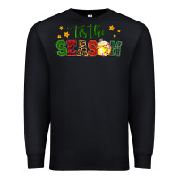 Black 'tis the season softball christmas Premium Sweatshirt - RanaPortraitStore