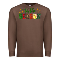 Chestnut 'tis the season softball christmas Premium Sweatshirt - RanaPortraitStore