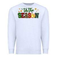 White 'tis the season softball christmas Premium Sweatshirt - RanaPortraitStore