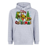 Heather Grey i dig christmas Heavyweight Hoodie - Zillion Design Studio